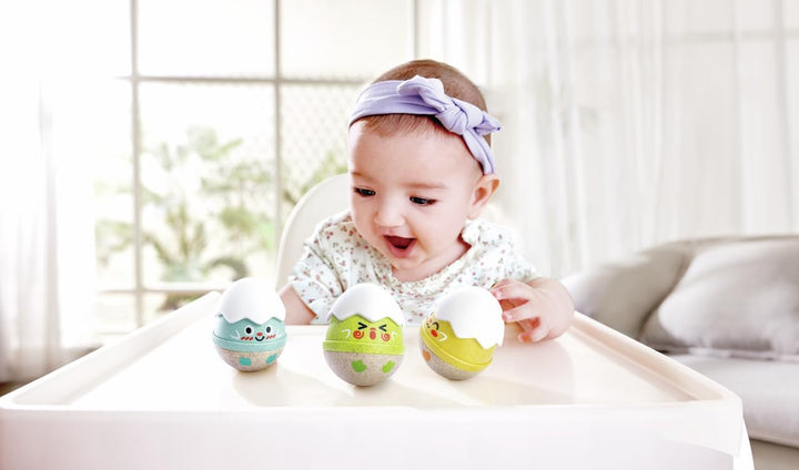 Juego Didáctico de Sonajeros de Pollito para Bebés
