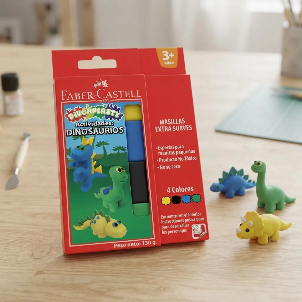 Juguete Diverplasty Actividades Set 4 Colores Masilla Para Niños