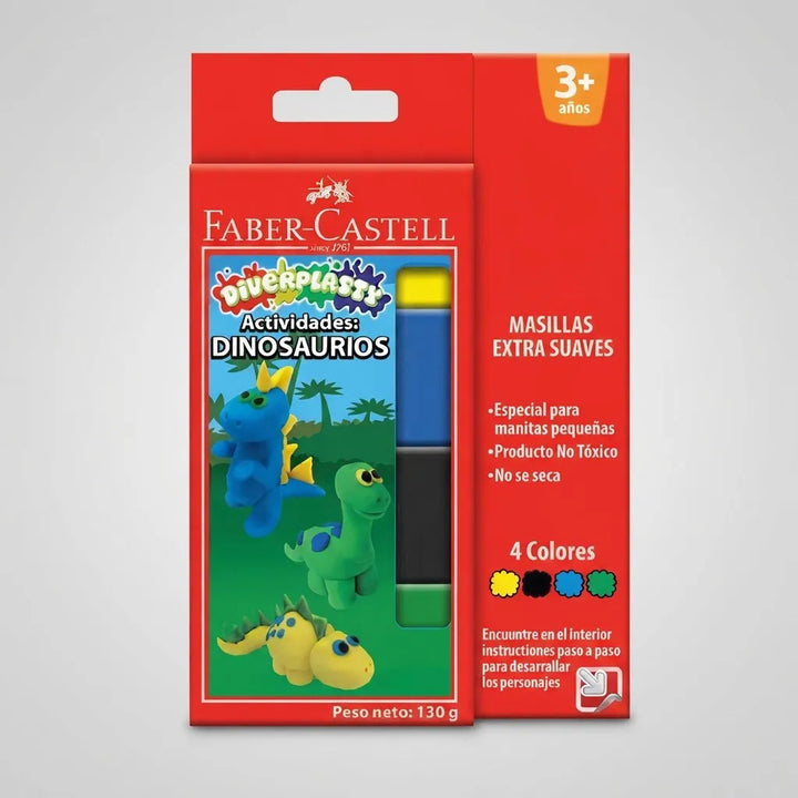 Juguete Diverplasty Actividades Set 4 Colores Masilla Para Niños