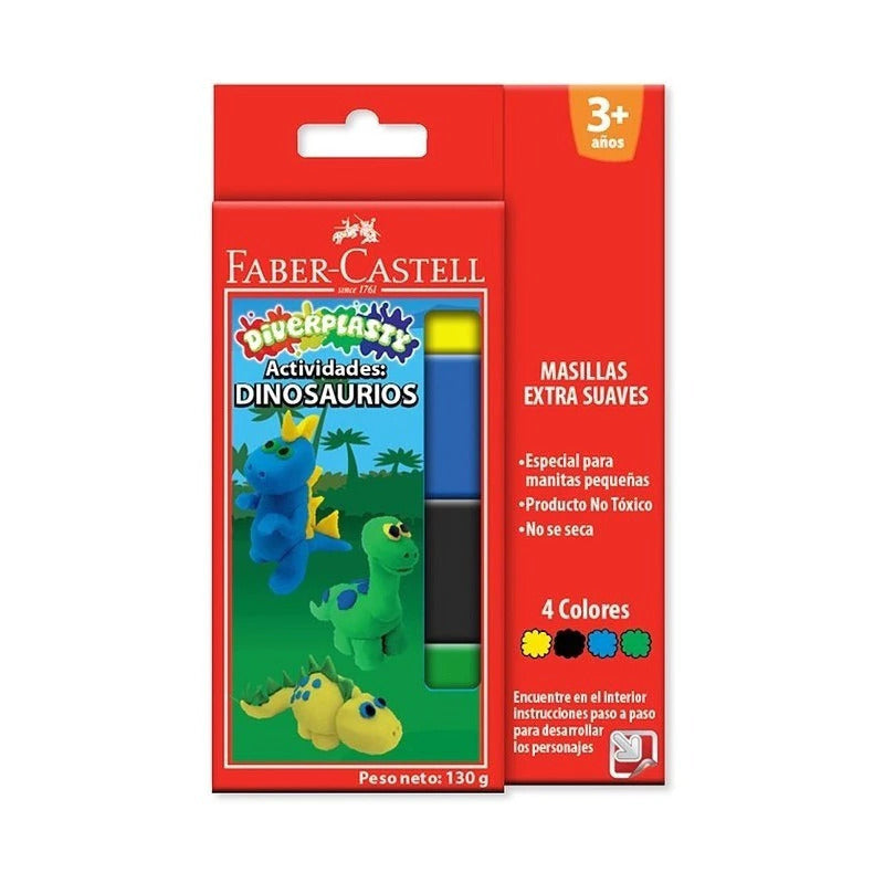 Juguete Diverplasty Actividades Set 4 Colores Masilla Para Niños