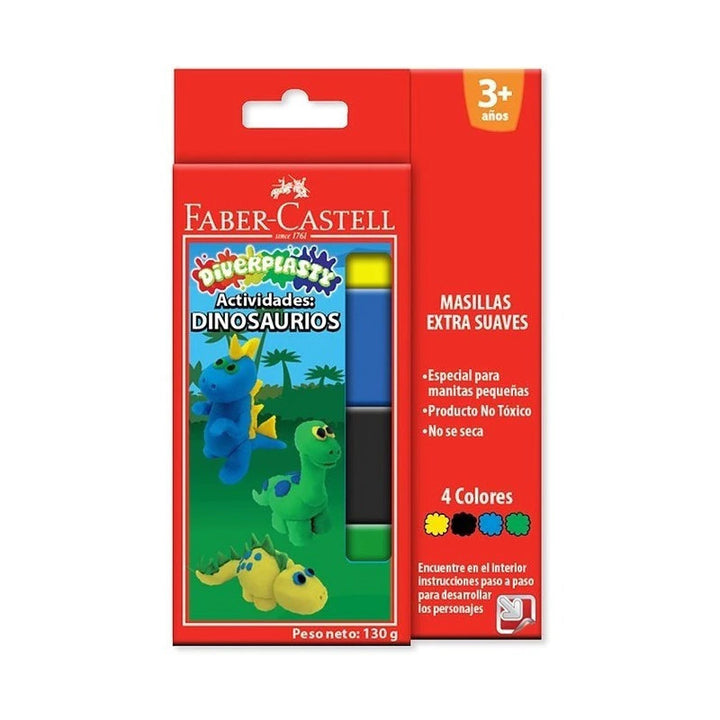 Juguete Diverplasty Actividades Set 4 Colores Masilla Para Niños