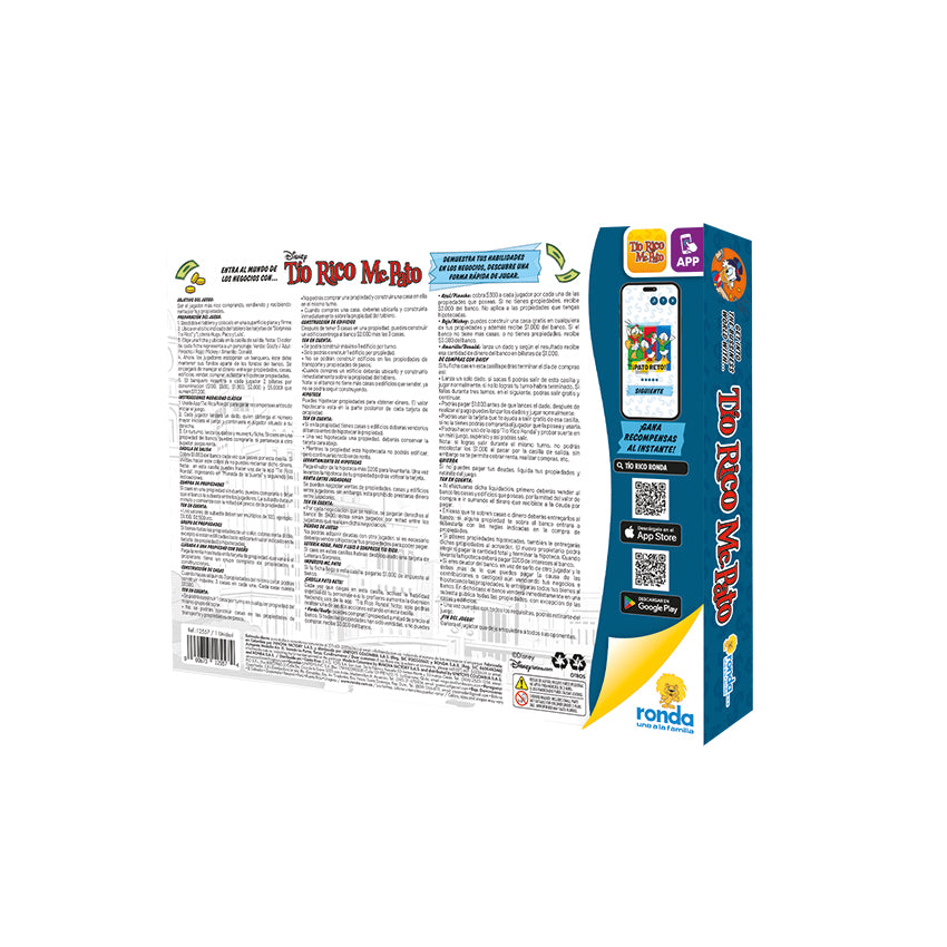 Juego de Mesa Tío Rico Distributivo para Niños