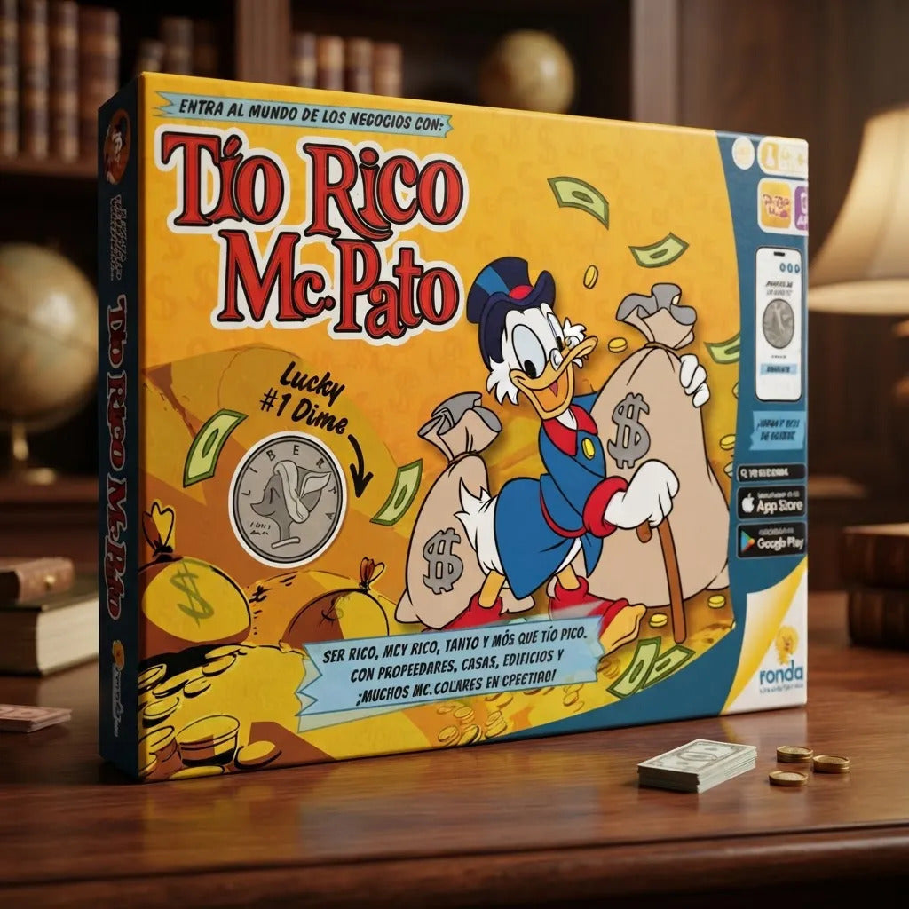 Juego de Mesa Tío Rico Distributivo para Niños