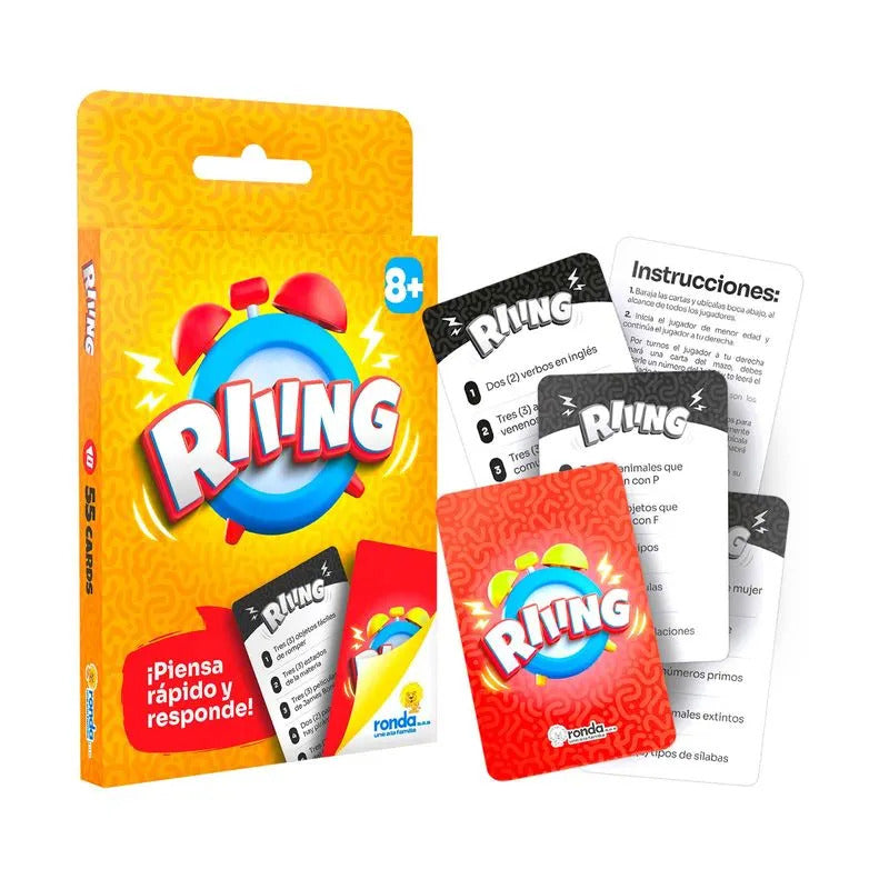Juego de Mesa Estrategia Riiing Para Niños Familia