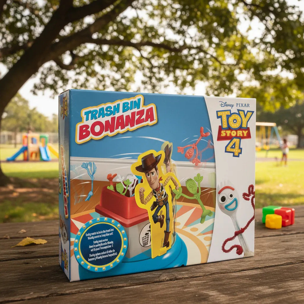 Juego de Mesa Toy Story 4 Trash Bin Bonanza Para Niños