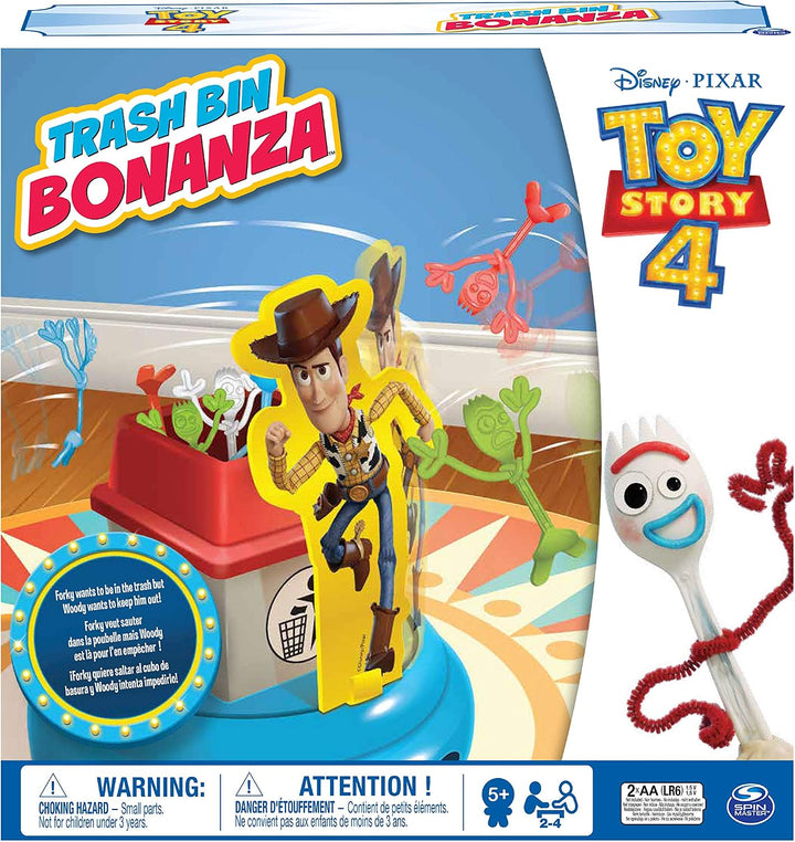 Juego de Mesa Toy Story 4 Trash Bin Bonanza Para Niños