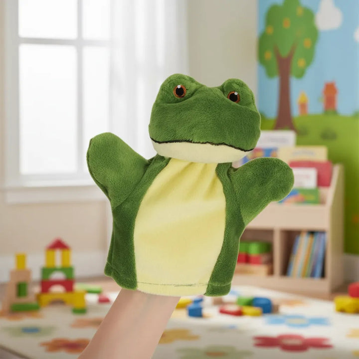 Juguete Títere Educativo Interactivo Rana Para Niños