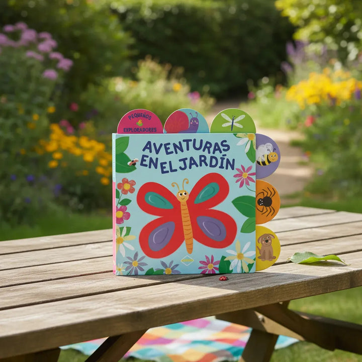 Libro Aventuras en el Jardín Pequeños Exploradores Para Niños