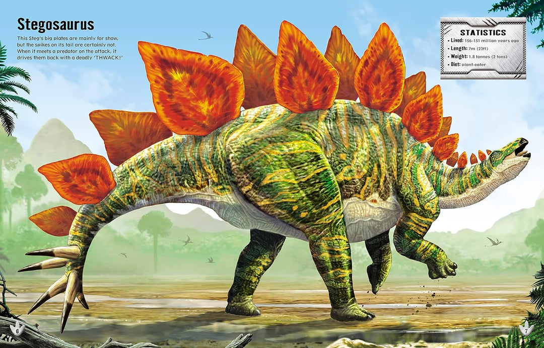 Libro de Stickers Crea tus Propias Dinosaurio Para Niños