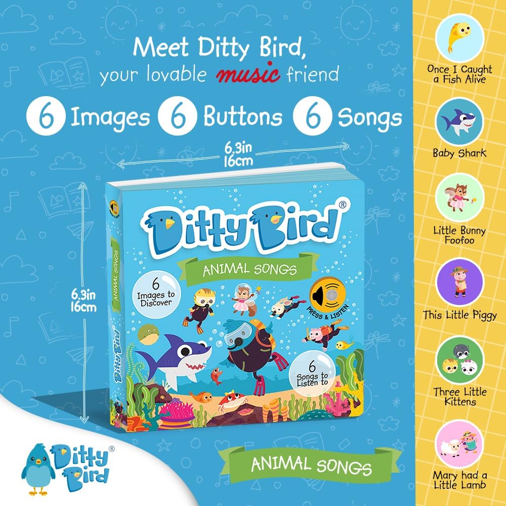 Libros Musical Interactivo rimas infantiles Para Bebés Niños