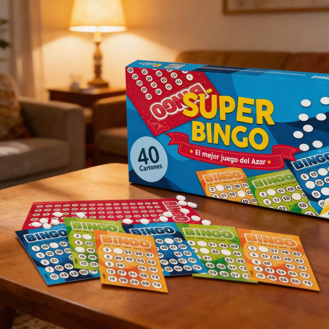 Juego de Mesa Estrategia Bingo con Tablero Para Niños adultos