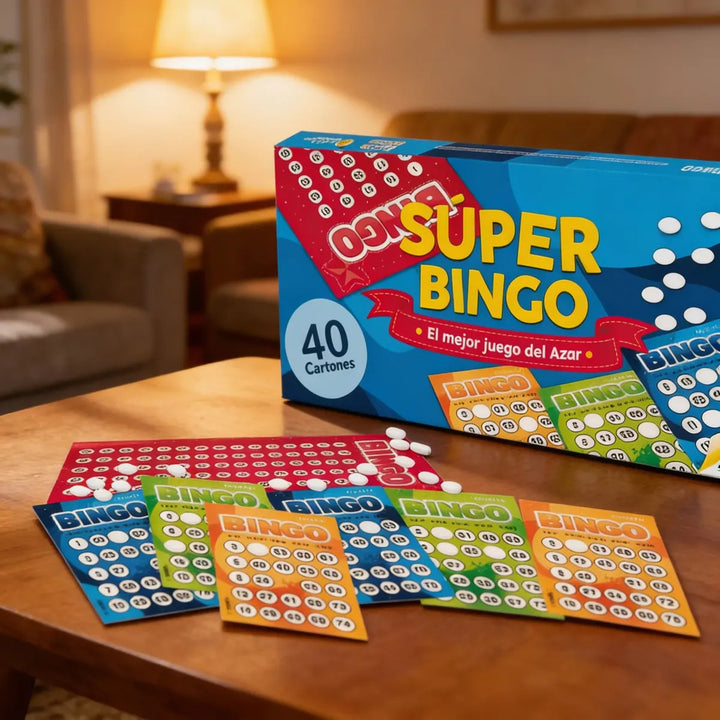 Juego de Mesa Estrategia Bingo con Tablero Para Niños adultos
