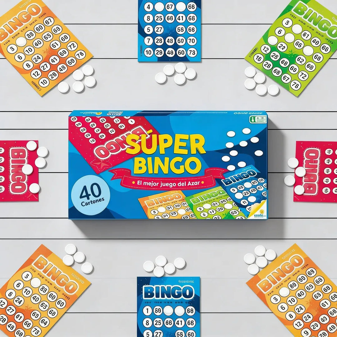 Juego de Mesa Estrategia Bingo con Tablero Para Niños adultos