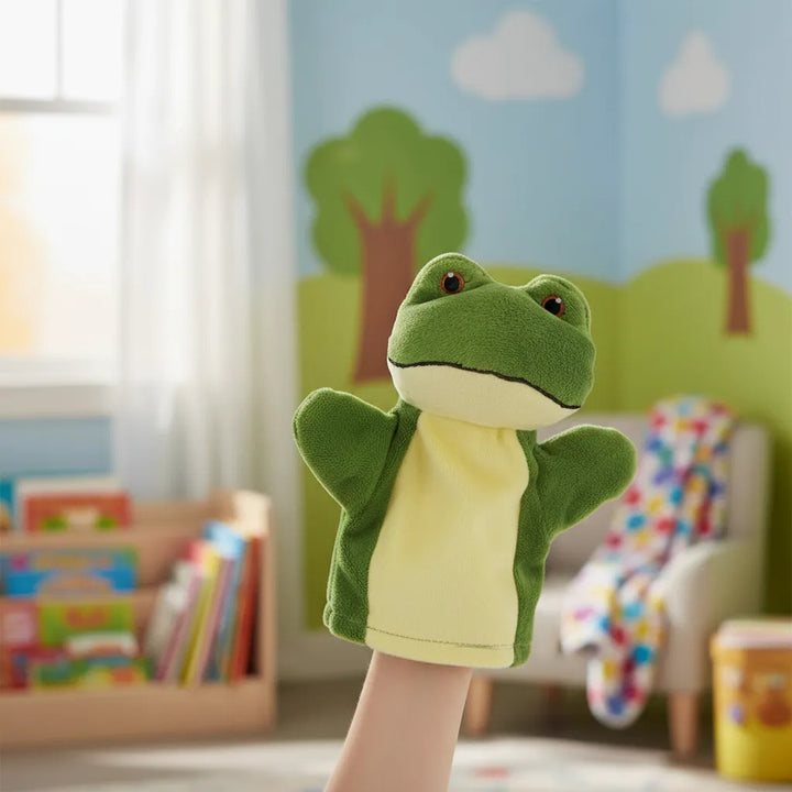 Juguete Títere Educativo Interactivo Rana Para Niños