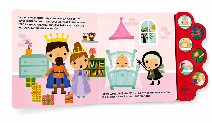 Libro Interactivo con Sonido La Bella Durmiente Para Niños