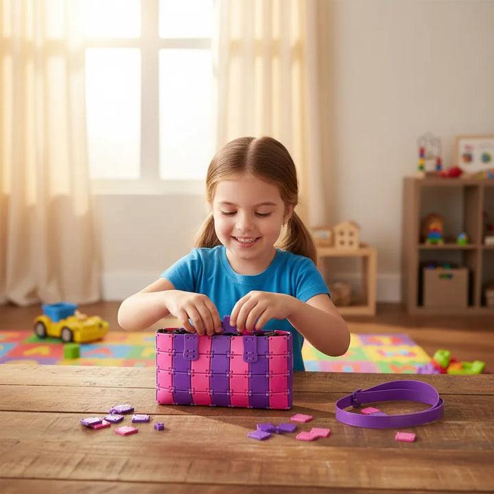 Juguete Didáctico Bolso para Armar Fashion Para Niños