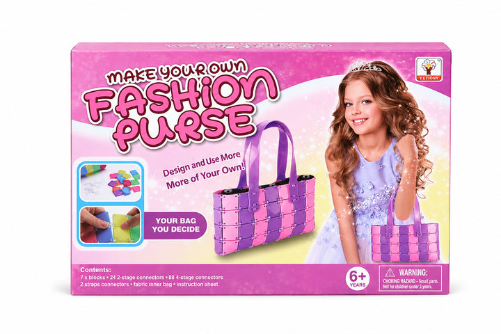 Juguete Didáctico Bolso para Armar Fashion Para Niños