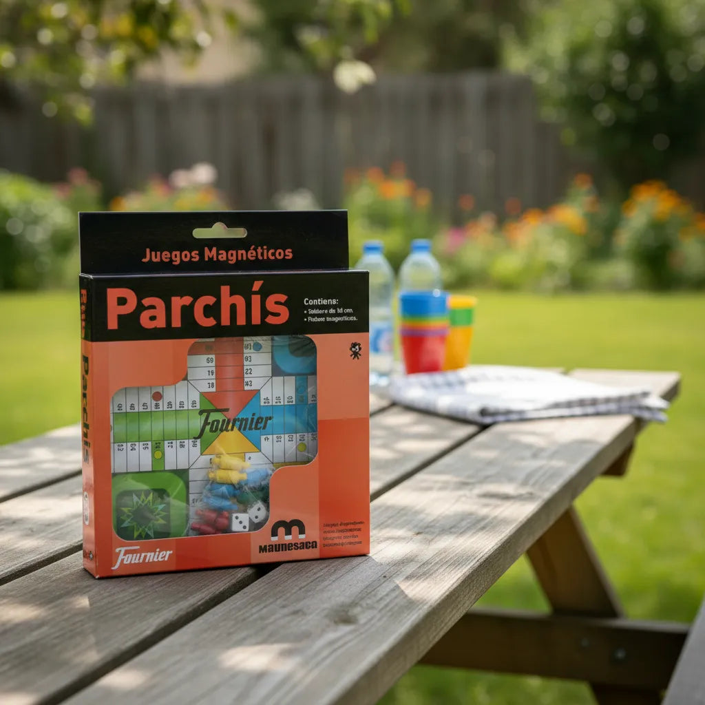 Juego de Mesa Parchís Magnético Para Niños Adultos