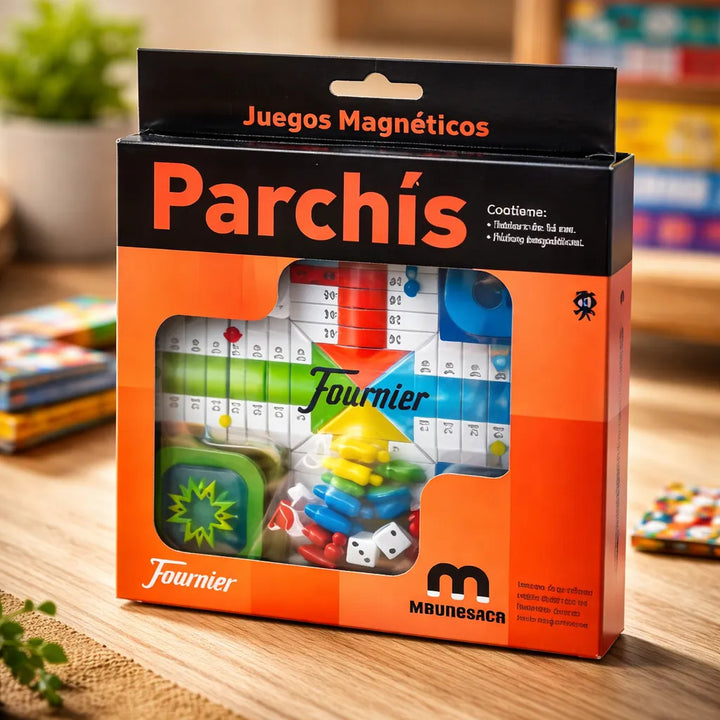 Juego de Mesa Parchís Magnético Para Niños Adultos