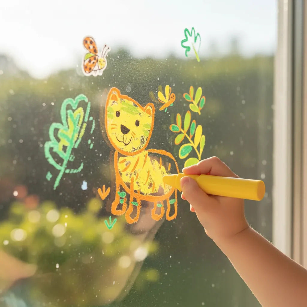 Crayones de Cera Ecológicos Animales De jardín Para Niños
