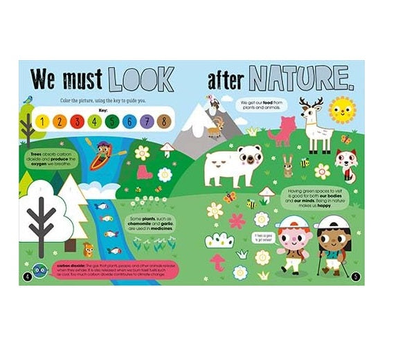 Libro Didáctico de Actividades My Precious Planet Para Niños