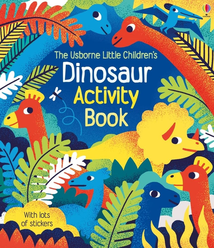 Libro de Actividades Dinosaurios Con Stickers Para Niños