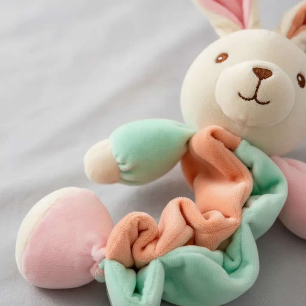 Juguete Conejo de Apego Móvil en Espiral Para Bebés