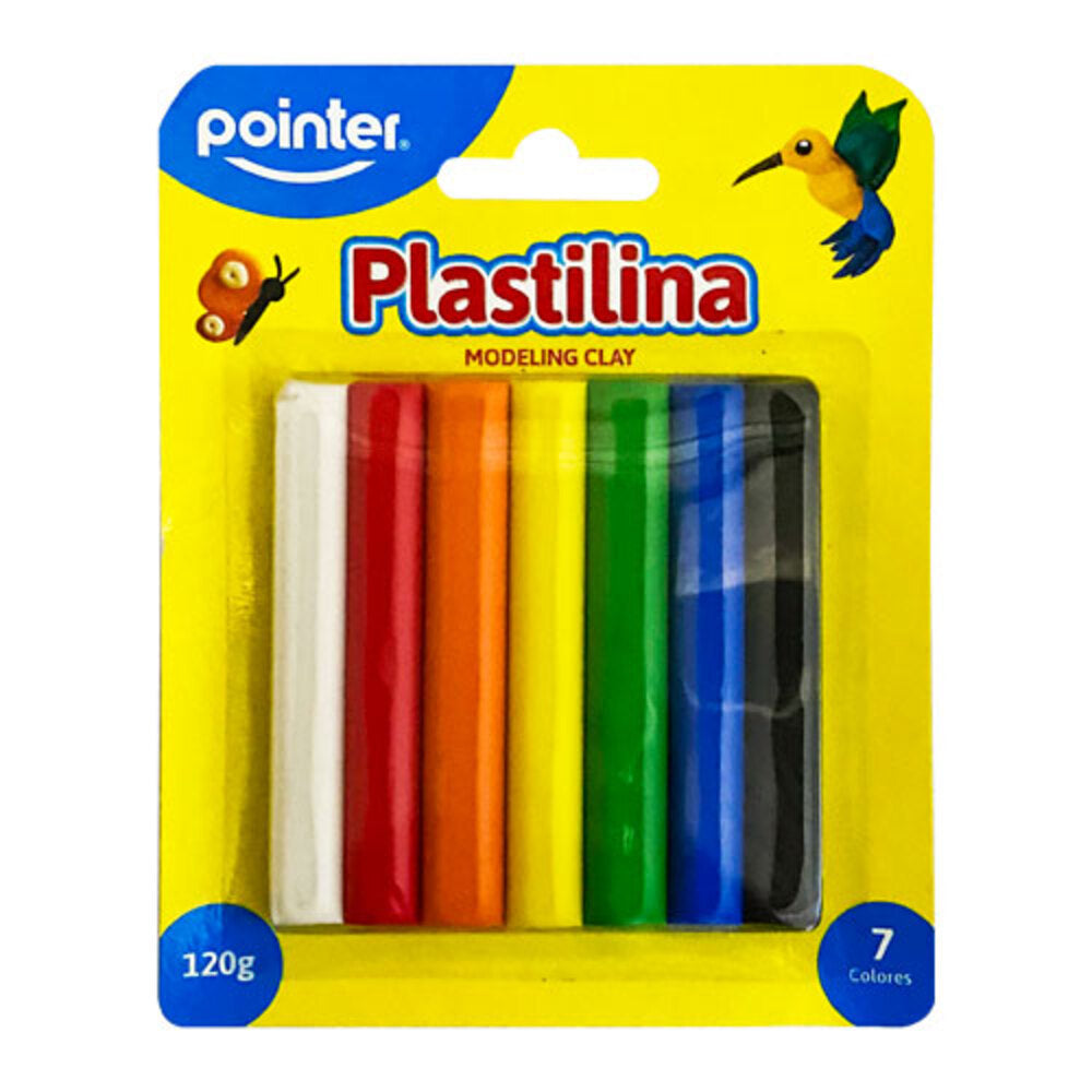 Set de Plastilina 7 Colores Pointer Para Niños