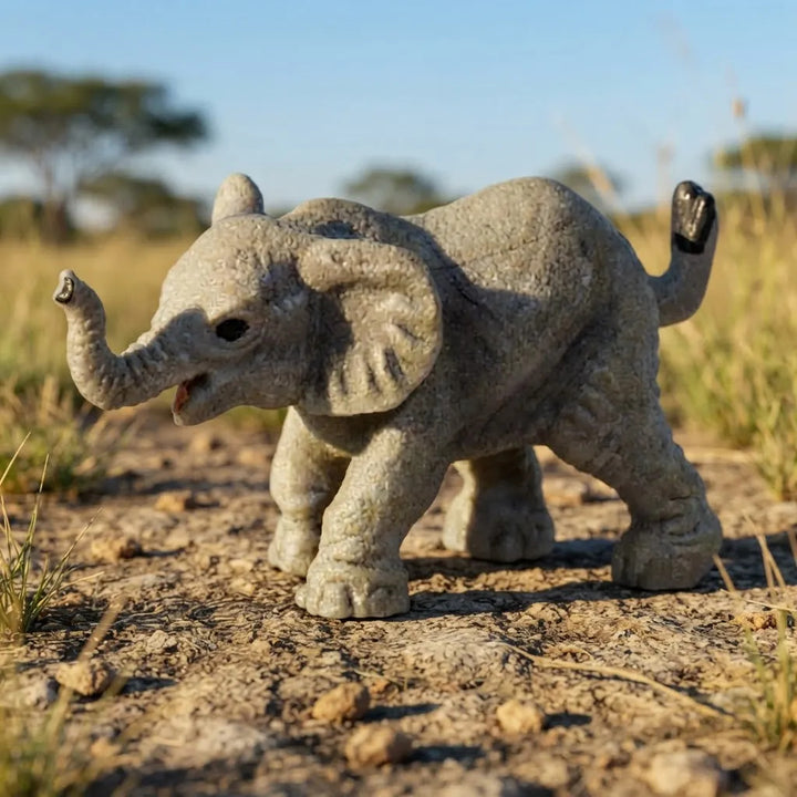 Figura Coleccionable Elefante Safari Para Niños