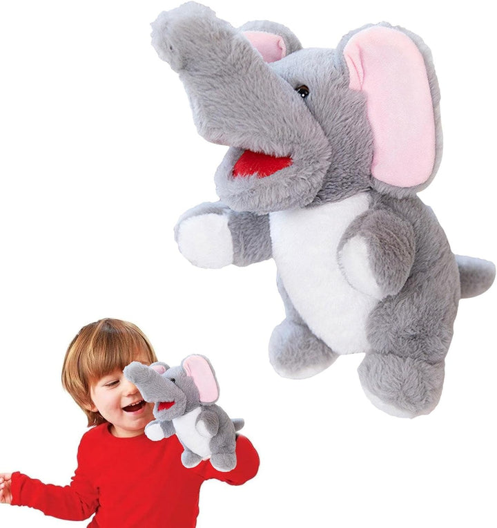 Juguete Educativo Marioneta de Mano Peluche Elefante Para Niños