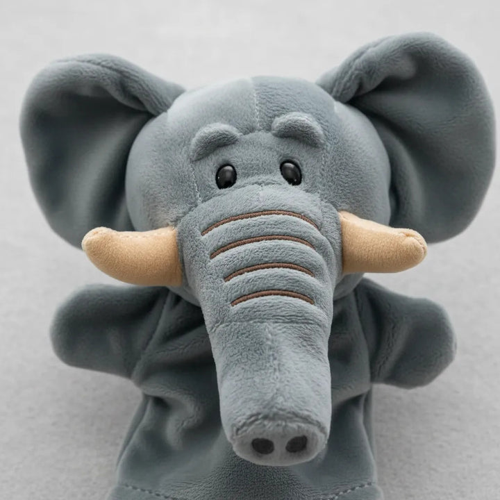 Títere Didáctico Elefante de Peluche Para Niños