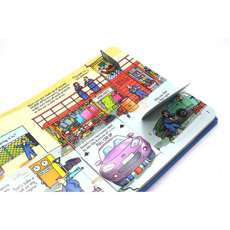 Libro Interactivo Look Inside Cars Usborne Para Niños