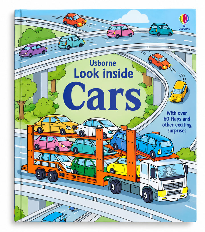 Libro Interactivo Look Inside Cars Usborne Para Niños