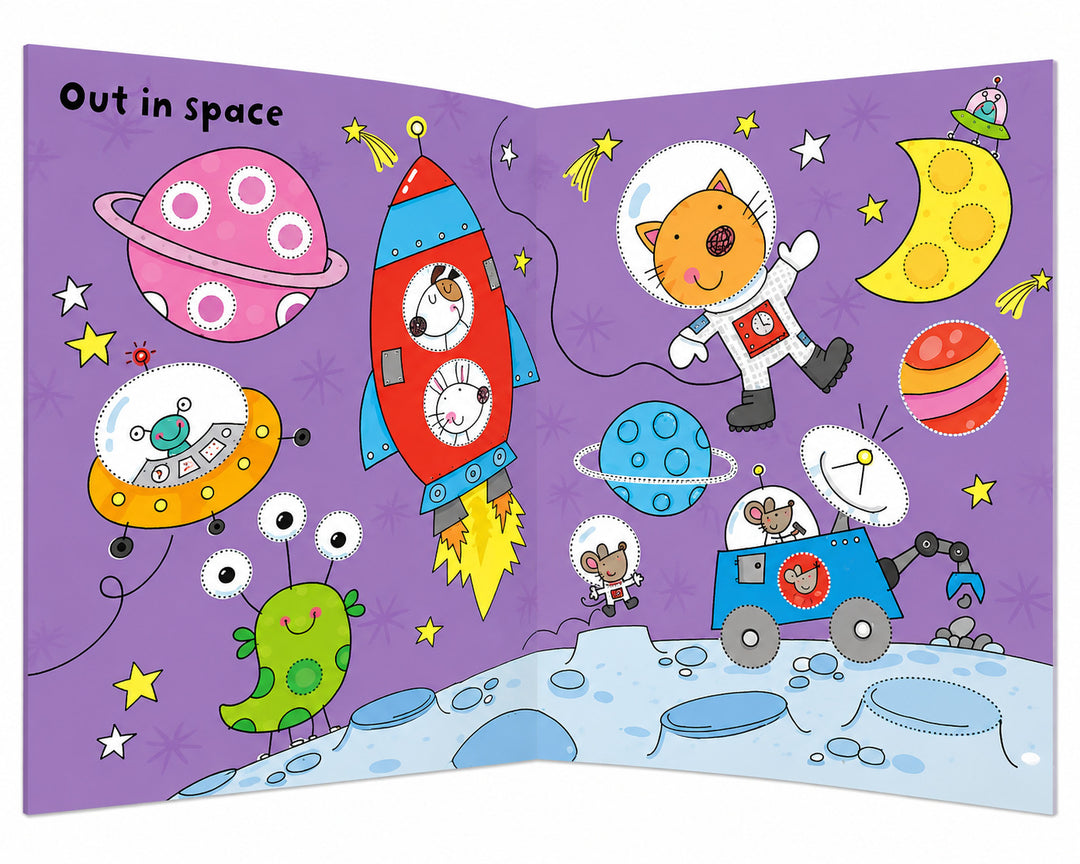 Libro Actividades Laberintos y Dibujos Reutilizable Para Niños