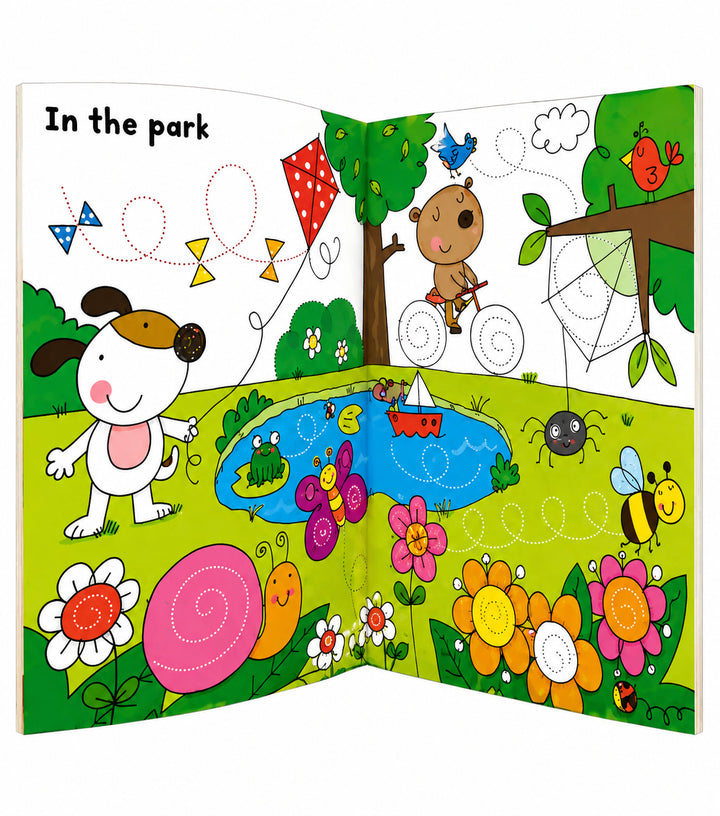 Libro Actividades Laberintos y Dibujos Reutilizable Para Niños