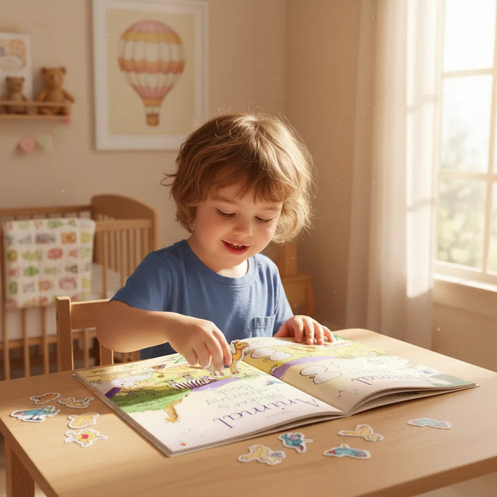 Libro Activity Book 250 Stickers Animales Desierto Para Niños