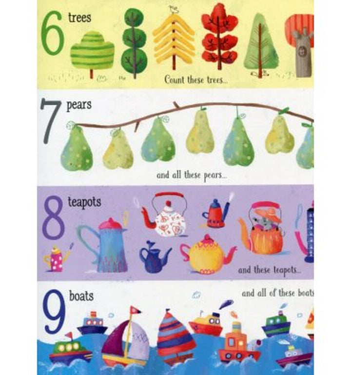 Libro Educativo ilustrado Count To 100 Para Niños