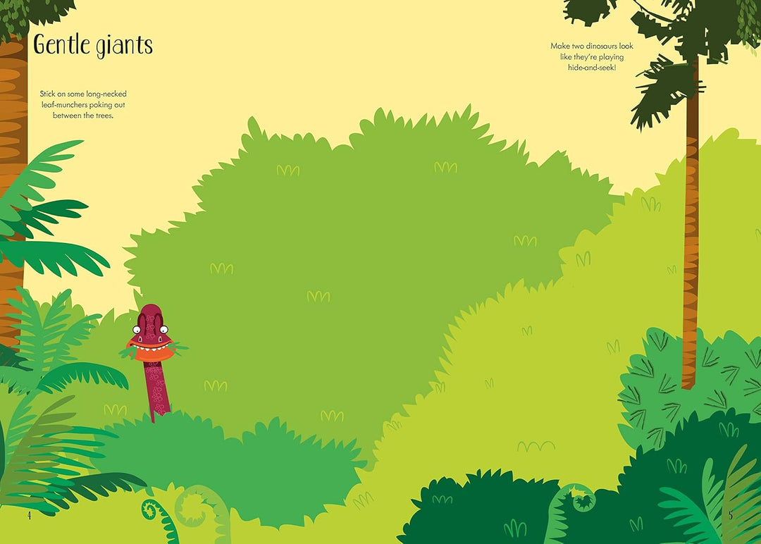 Libro de Actividades Little First Stickers Dinosaurs Para Niños