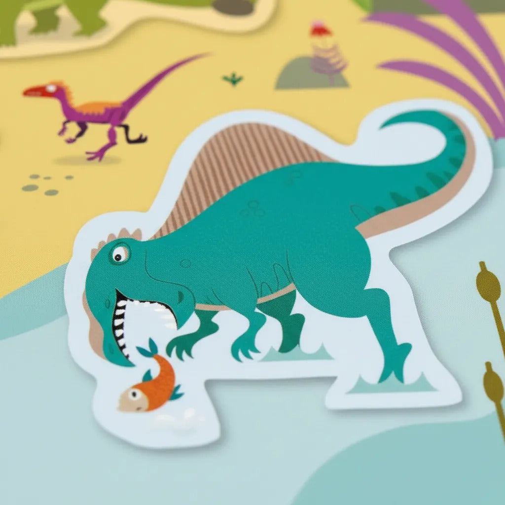 Libro de Actividades Little First Stickers Dinosaurs Para Niños