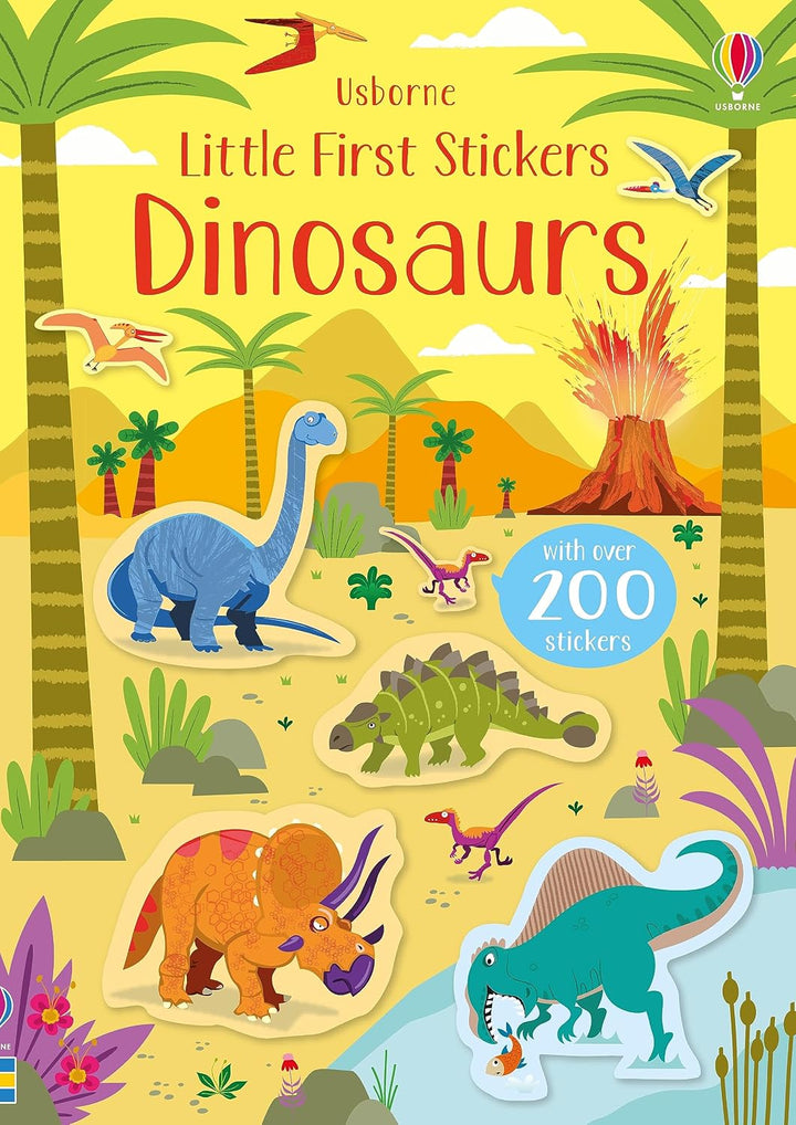 Libro de Actividades Little First Stickers Dinosaurs Para Niños