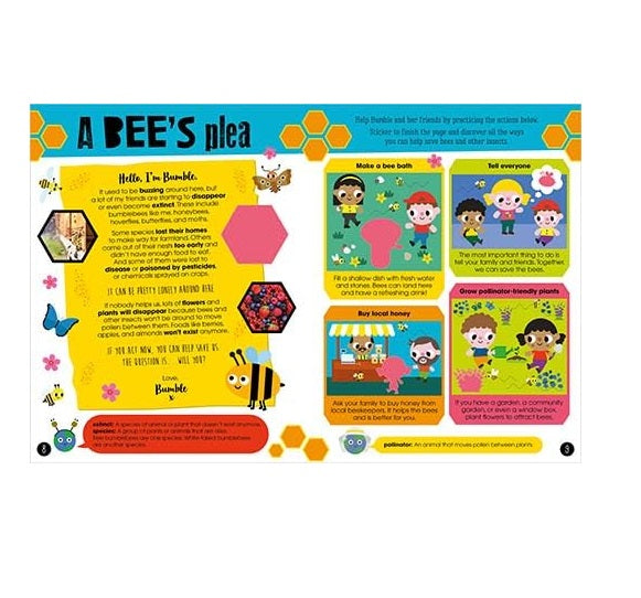 Libro Didáctico de Actividades My Precious Planet Para Niños