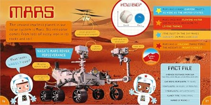 Libro Ilustrado Educativo Sistema Solar y Espacio Para Niños