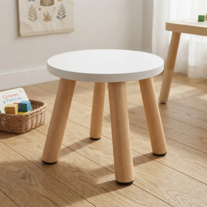 Silla de Madera Para Mesa Sensorial Para Niños