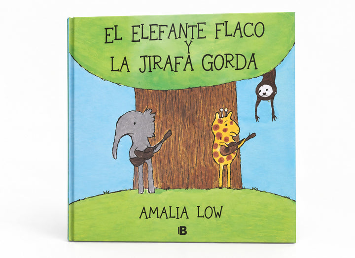 Libro Ilustrado Elefante Flaco Y La Jirafa Gorda Para Niños