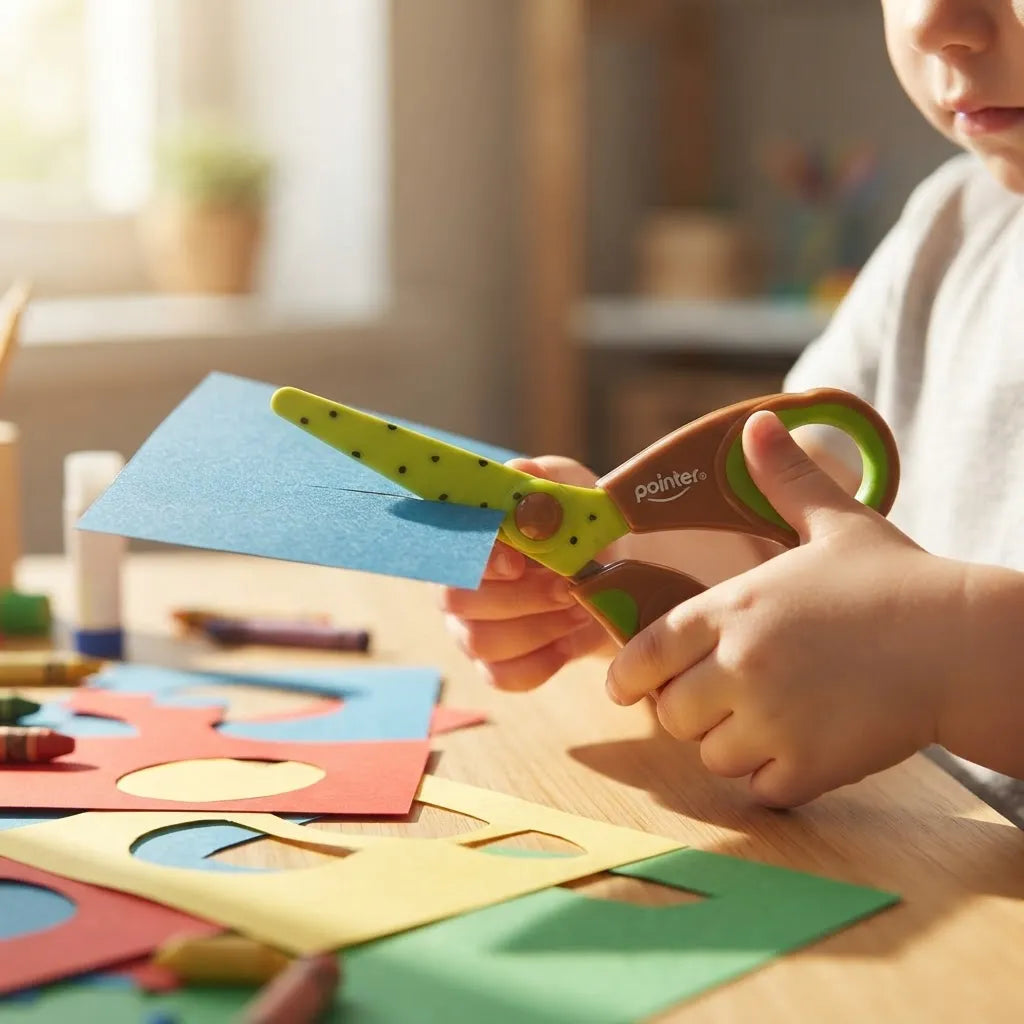 Tijera Escolares Kiwi 5 1/4" Puntas Redondeadas Para Niños
