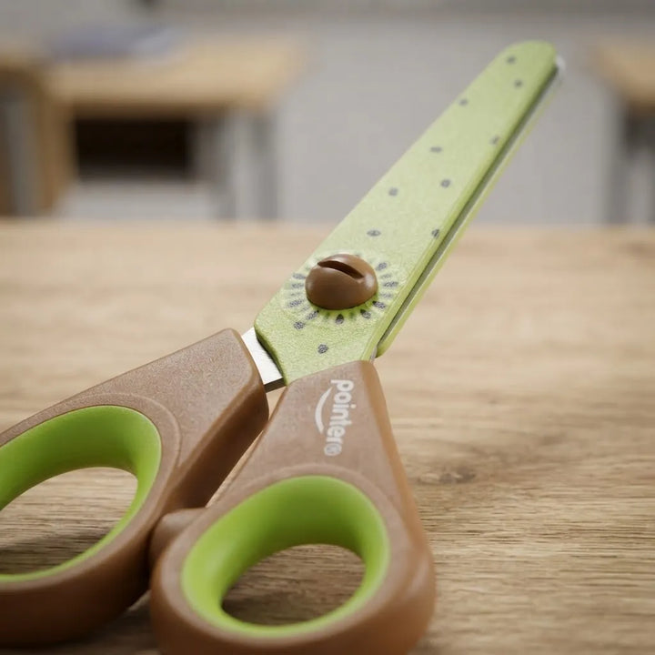 Tijera Escolares Kiwi 5 1/4" Puntas Redondeadas Para Niños