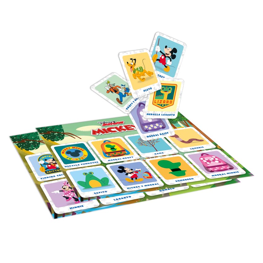 Juego de Mesa Educativo Ronda Lotería Memoria Para Niños