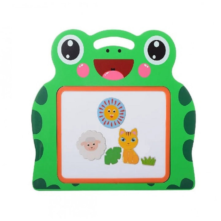 Juguete Rana con Pizarra Magnética y Tiza Para Niños