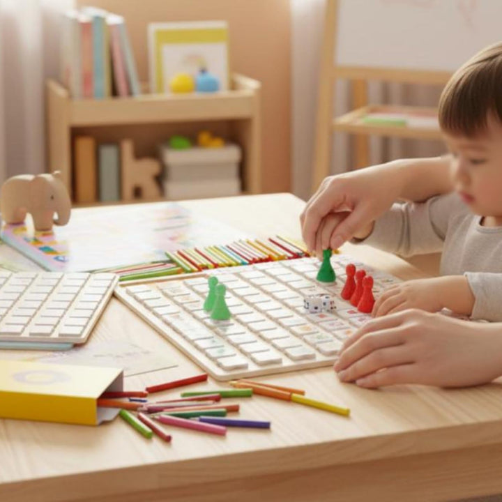 Juego Educativo Montessori Connect 3 in 1 Madera Para Niños