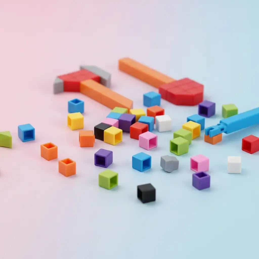 Juego De Construcción Motricidad Bomberos 220 Piezas Para Niños